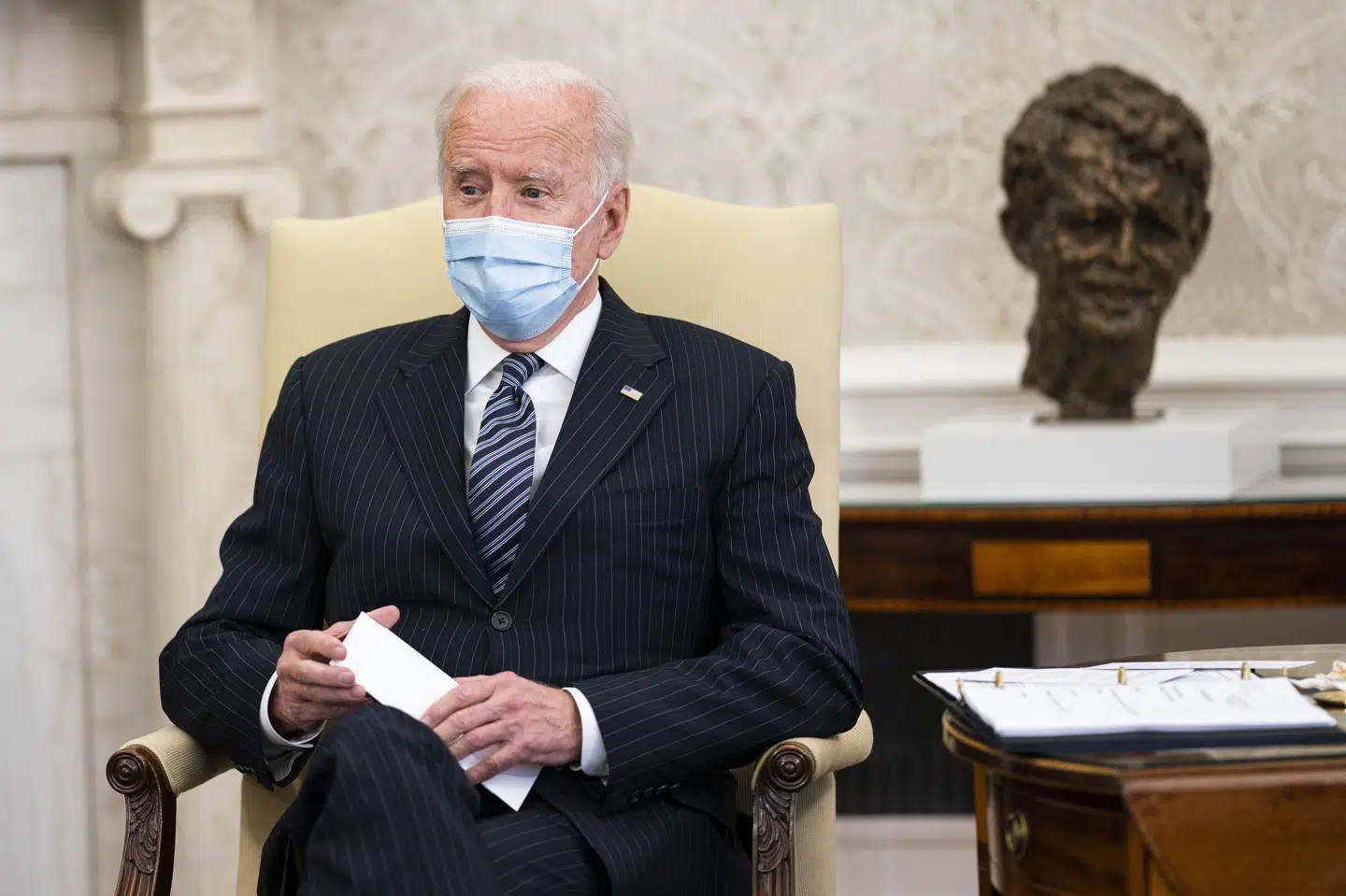 Præsident Joe Biden har forbudt at anvende frasen illegale fremmede om migranter. (Arkivfoto) Pool/Ritzau Scanpix