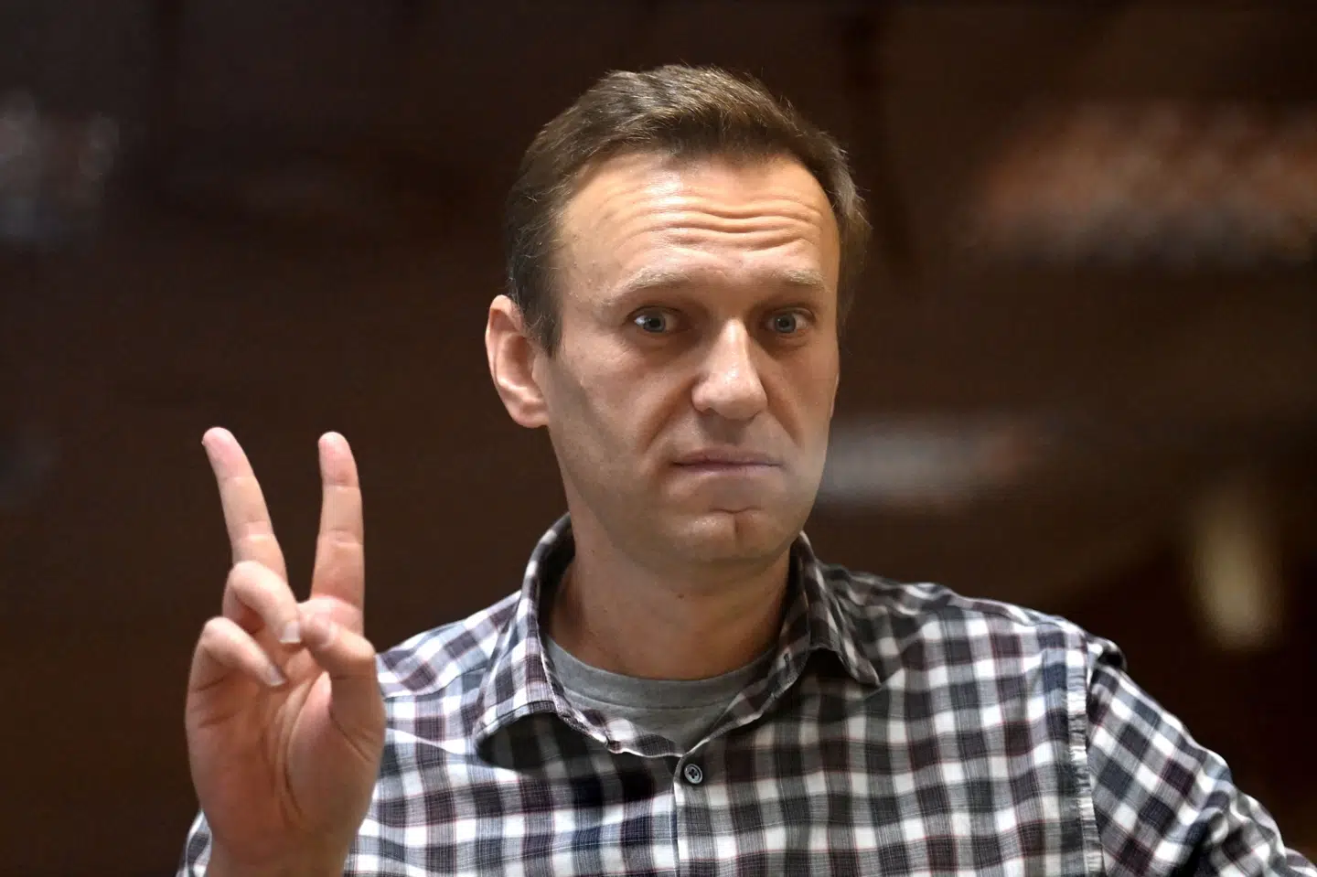 Aleksej Navalnyj indledte en sultestrejke den 31. marts med krav om at blive tilset af en læge efter eget valg. Her ses han i retten i Moskva den 20. februar. Kirill Kudryavtsev/Ritzau Scanpix