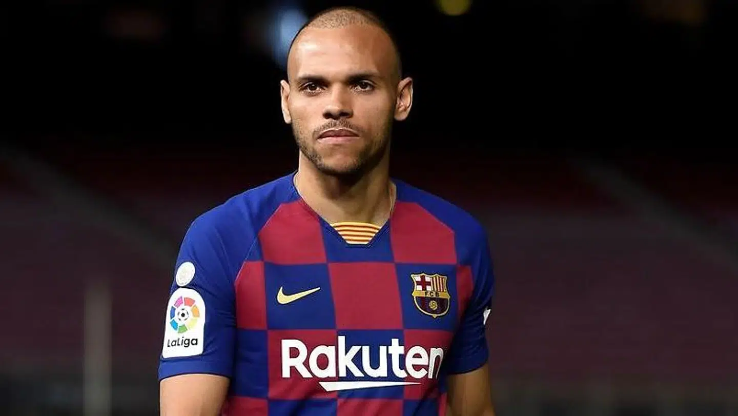 Martin Braihtwaite har spillet i FC Barcelona siden februar 2020.