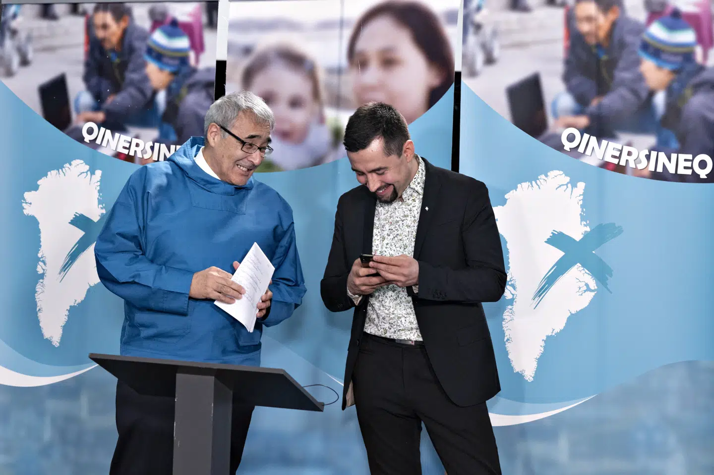 Fredag aften dansk tid præsenterede IA sammen med Naleraq nyheden om, at de to partier danner regering i Grønland. Tilsammen har de 16 mandater og derved et snævert flertal i Inatsisartut. (Arkivfoto). Christian Klindt Sølbeck/Ritzau Scanpix