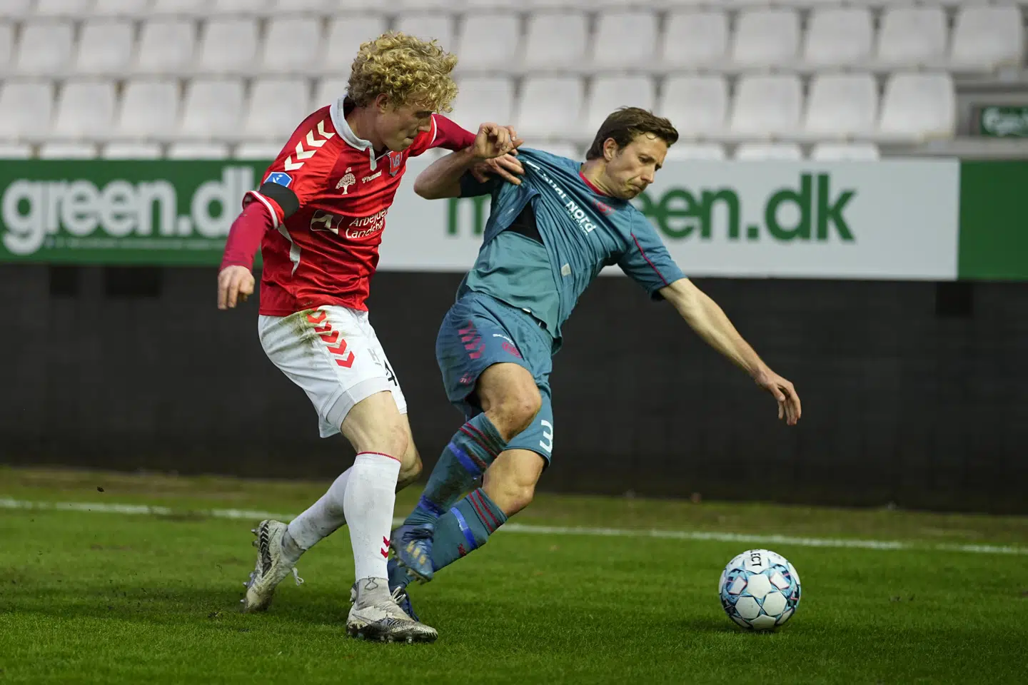 Jakob Ahlmann og AaB spillede 1-1 med Vejle fredag. Kim Price/Ritzau Scanpix