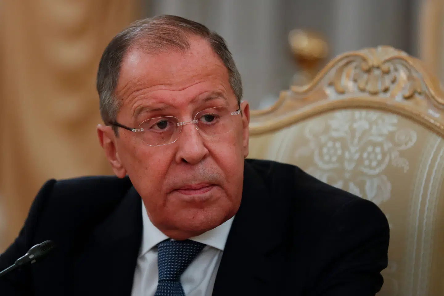 Rusland besvarer USA's udvisninger af ti diplomater med også at udvise ti amerikanske diplomater fra Rusland. Der kommer også sanktioner mod amerikanske embedsmænd, siger Ruslands udenrigsminister, Sergej Lavrov. Yuri Kochetkov/Ritzau Scanpix