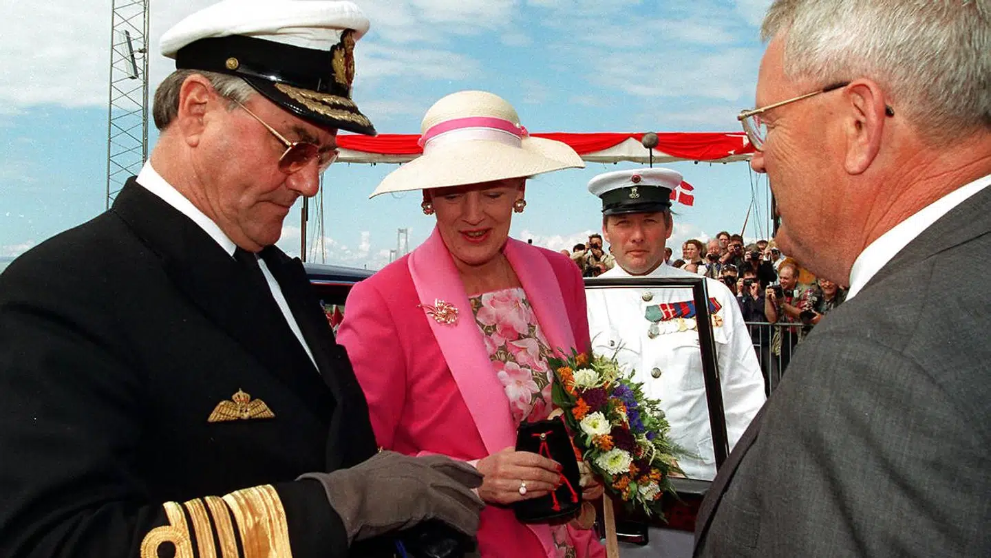 Dronning Margrethe og prins Henrik indviede Storebæltsbroen.