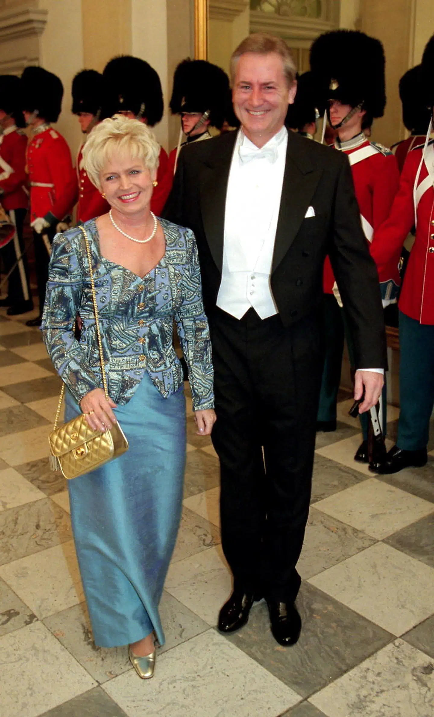Keld og Hilda Heick til hofbal i 1998.