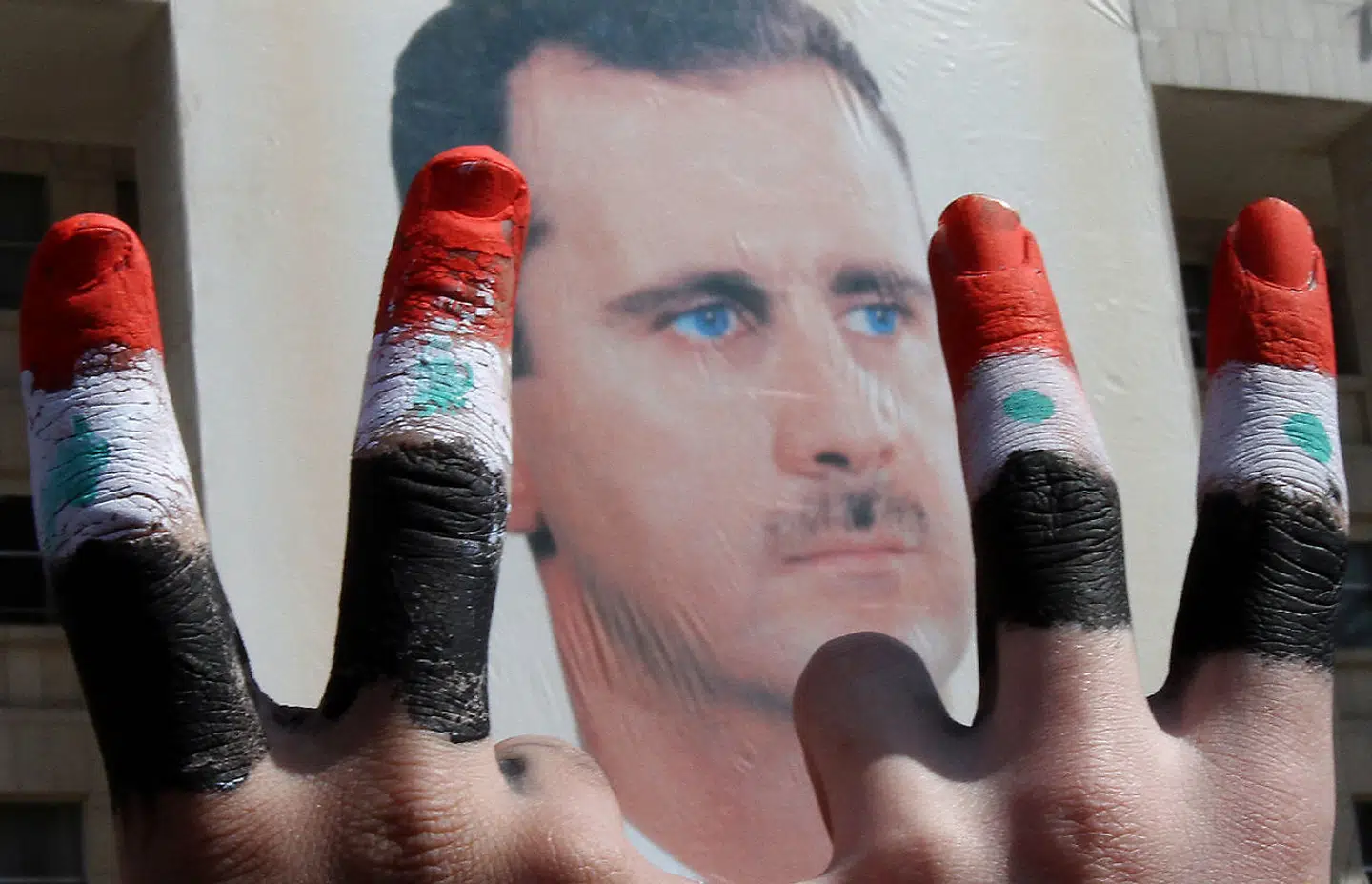 Præsident Bashar al-Assad har stadig magten i Syrien efter en blodig borgerkrig.