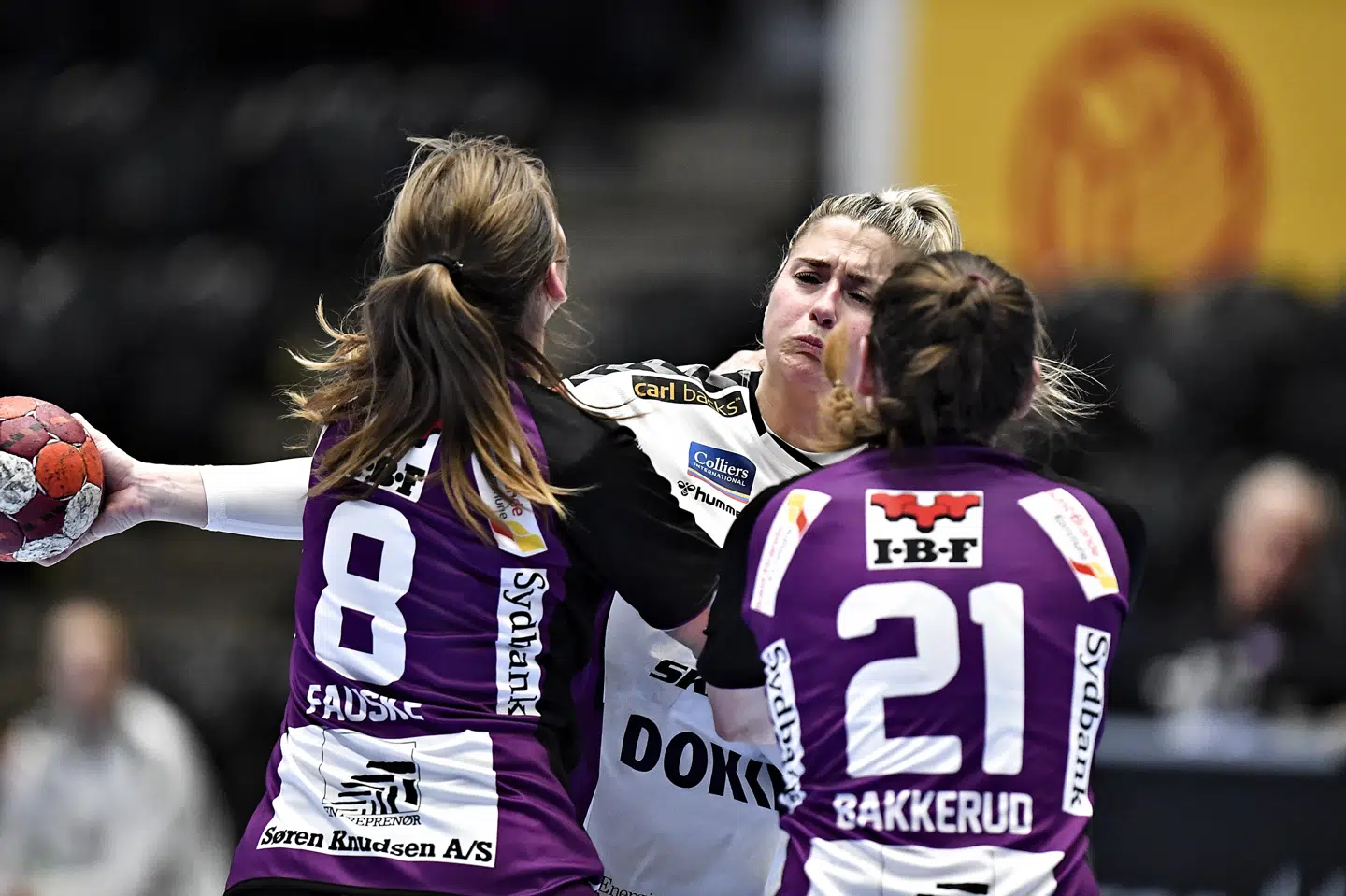 Team Esbjerg og Herning-Ikast var to af de tre hold, der fremsatte forslaget om at reducere Bambusa Kvindeligaen fra 14 til 12 hold. (Arkivfoto) Ernst Van Norde/Ritzau Scanpix