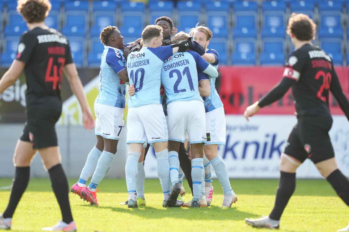 Sønderjyske skal for anden sæson i træk spilles pokalfinale. Claus Fisker/Ritzau Scanpix