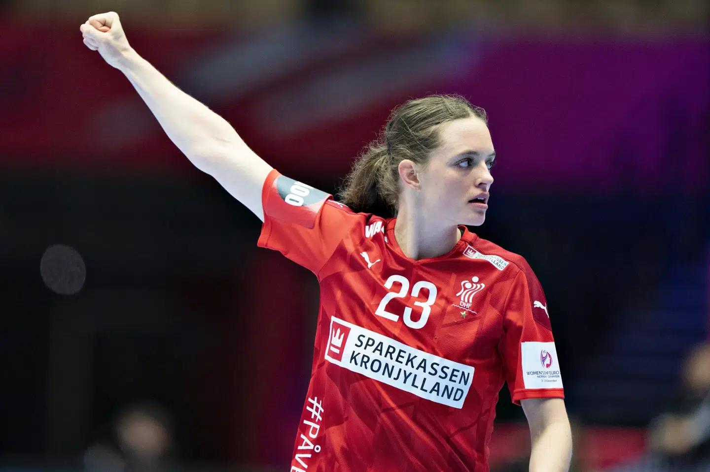 23-årige Kristina Jørgensen har i denne sæson scoret 208 mål i den bedste danske håndboldrække for Viborg HK, der er midt i slutspillet. Det gør hende til den meste scorende i ligaen i denne sæson. Det skal hun forsøge at tage med på landsholdet i den kommende tid. (Arkivfoto) Henning Bagger/Ritzau Scanpix