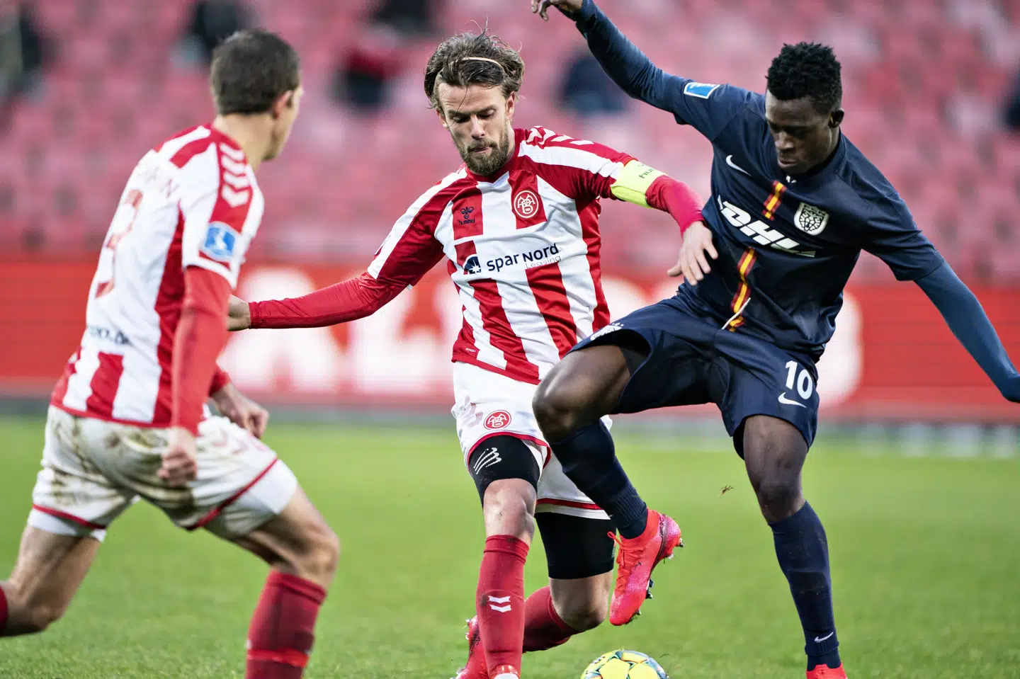 Efter 13 kampe på tribunen er Lucas Andersen klar til at spille fodboldkampe for AaB igen. (Arkivfoto) Henning Bagger/Ritzau Scanpix