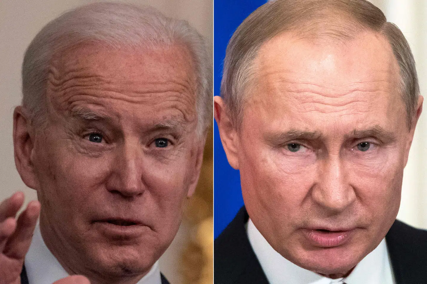 Rusland mener, at USA's beslutning om at indføre økonomiske sanktioner og udvise russiske diplomater er i modsætning til præsident Joe Bidens ønske om at normalisere forholdet til Rusland, som han har givet udtryk for i en samtale med sin russiske kollega, Vladimir Putin. Eric Baradat, Pavel Golovkin/Ritzau Scanpix