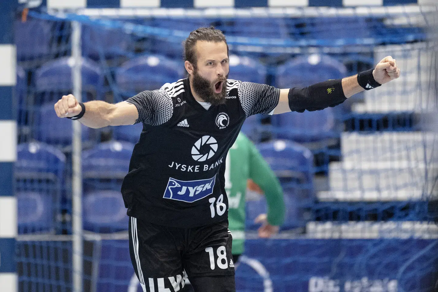 Jesper Nøddesbo har spillet i Bjerringbro-Silkeborg siden 2017. (Arkivfoto) Bo Amstrup/Ritzau Scanpix