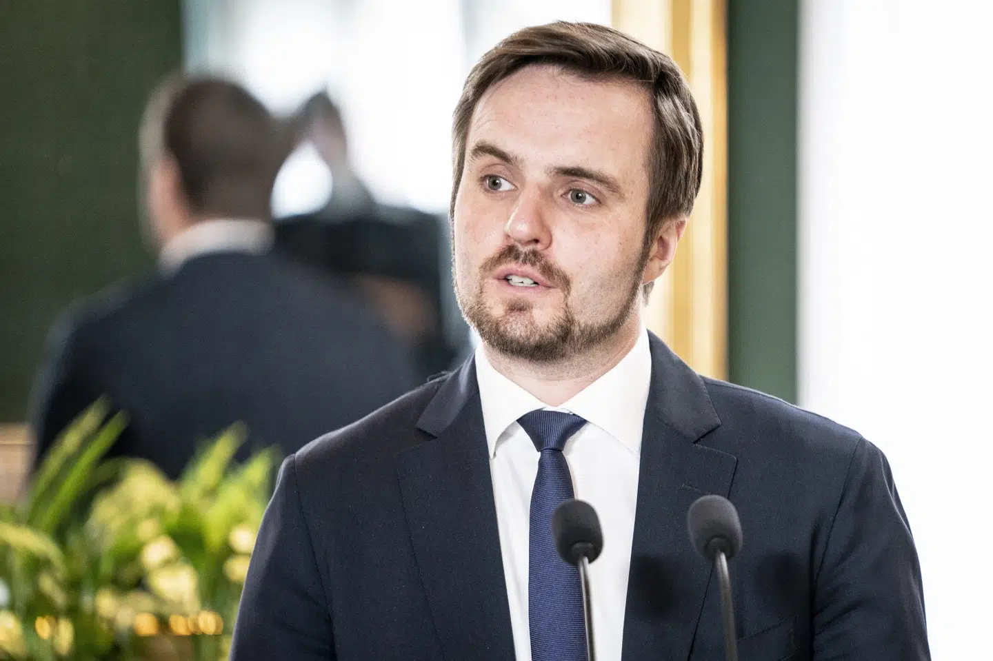 Erhvervsminister Simon Kollerup (S) vil foreslå Folketinget at lade virksomheder indberette årsrapport en måned senere end normalt. (Arkivfoto) Mads Claus Rasmussen/Ritzau Scanpix