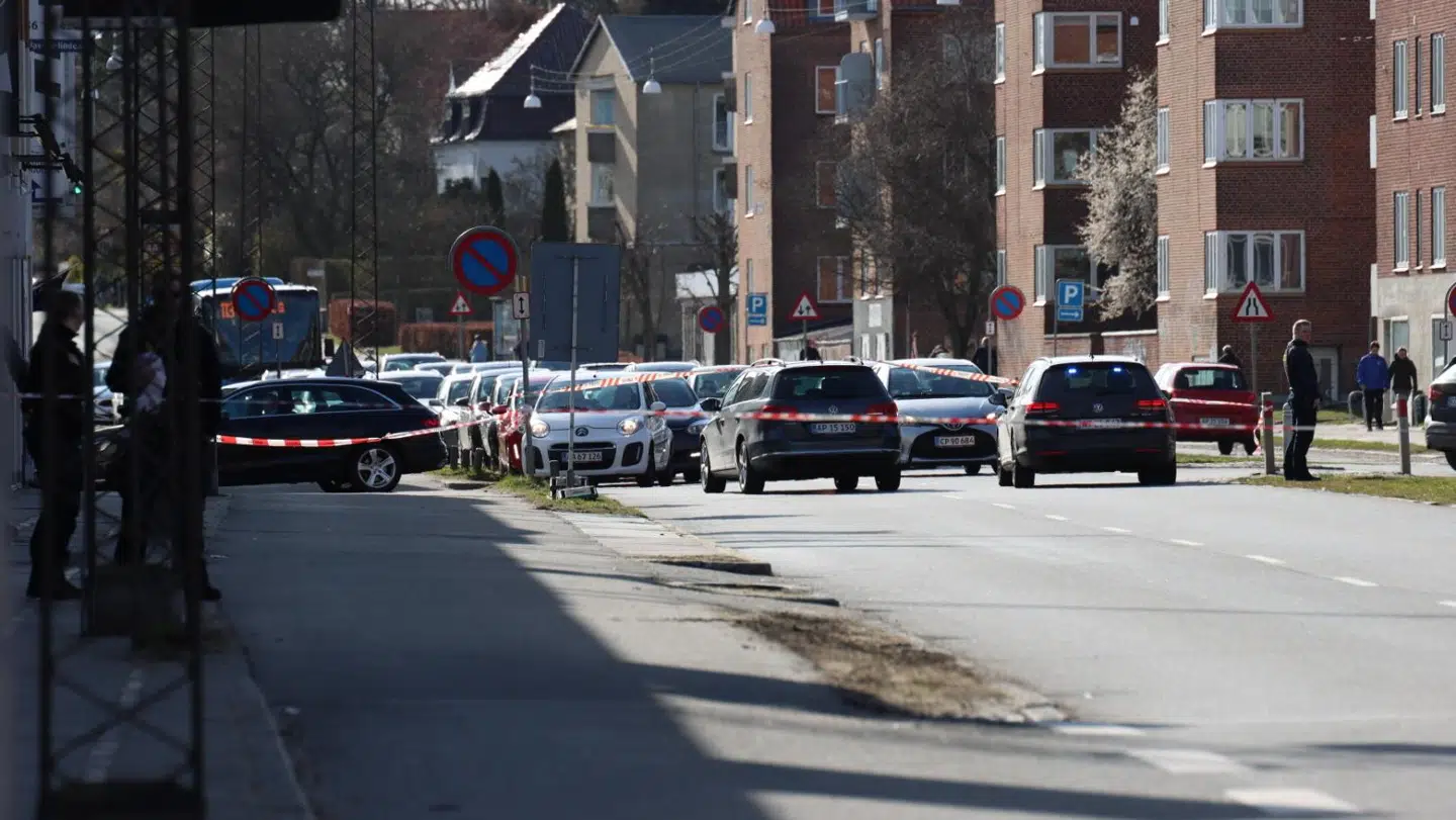 Der er lige nu spærret af i krydset. Foto: Presse-fotos.dk