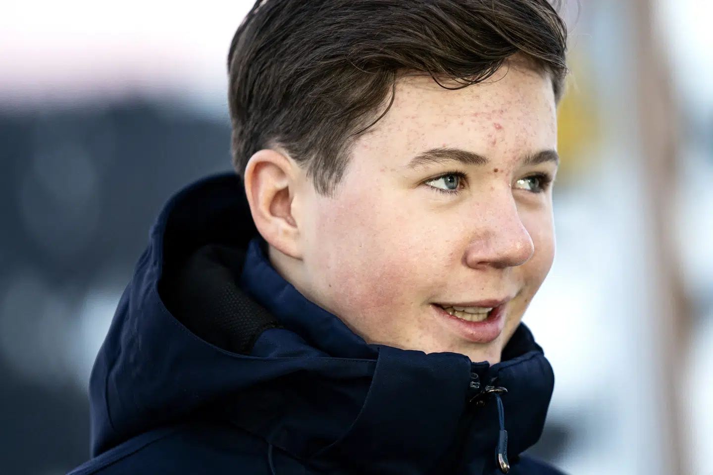 Prins Christian skal på Herlufsholm Gymnasium. Her ses han i Schweiz i 2020, hvor han en periode gik i skole. (Arkivfoto) Ida Guldbæk Arentsen/Ritzau Scanpix