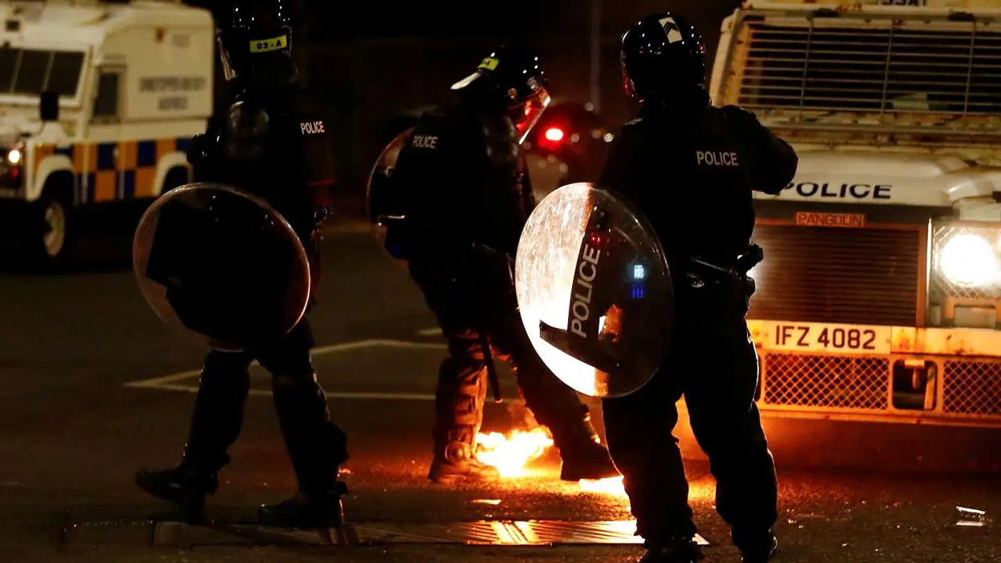 Belfast i Nordirland. 9. april 2021.