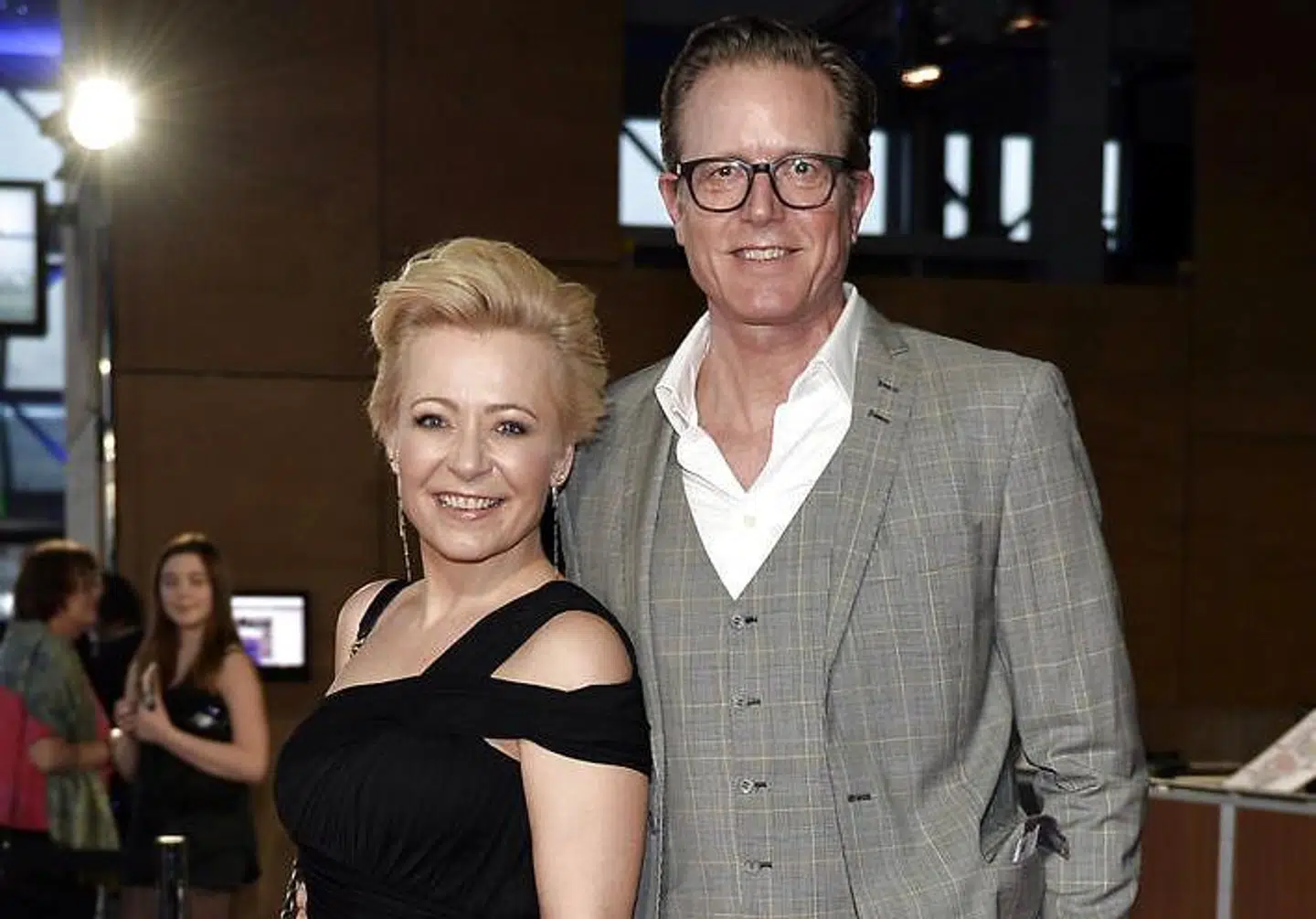 Peter Mygind og hans kone Lise Mühlhausen på den røde løber tilbage i 2017.