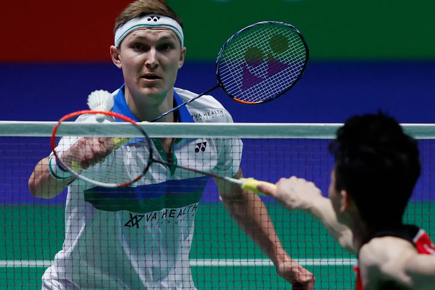 Den danske badmintonstjerne Viktor Axelsen sagde i 2018, at han ikke gik ind for at ændre pointsystemet. (Arkivfoto) Adrian Dennis/Ritzau Scanpix
