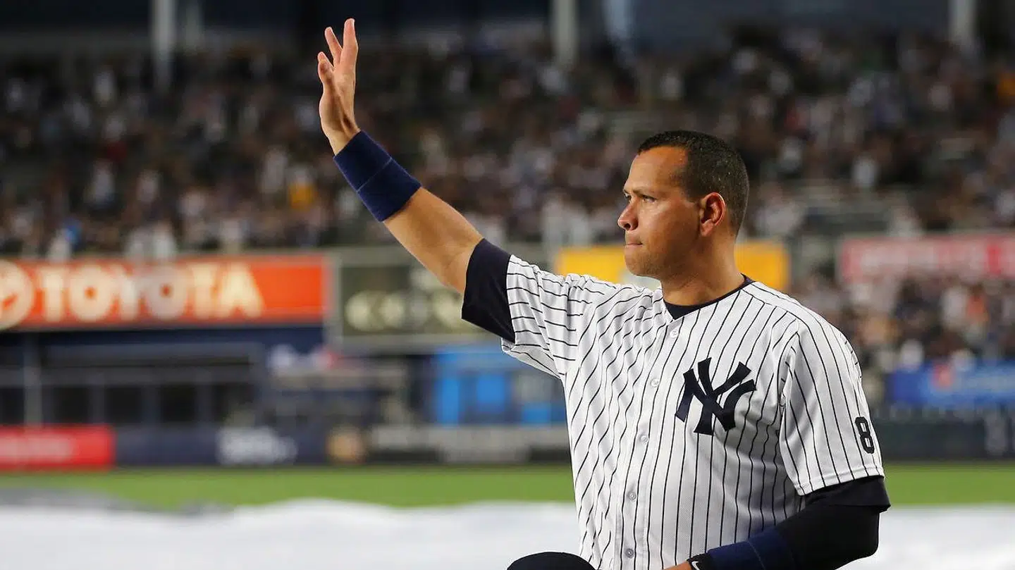 Alex Rodriguez inden sin sidste kamp for New York Yankees i 2016.