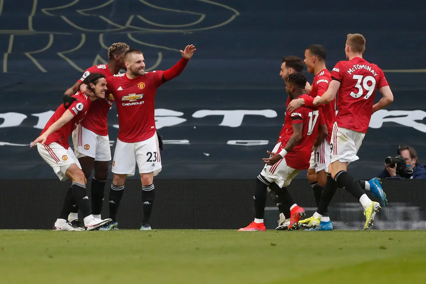 Manchester United-spillerne var effektive i anden halvleg, hvor 0-1 blev vendt til 3-1. Matthew Childs/Ritzau Scanpix