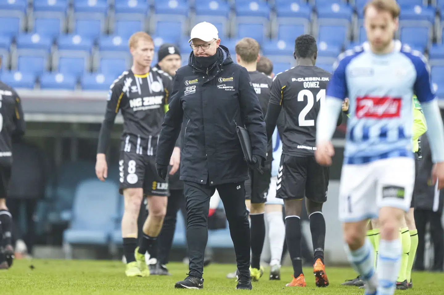 Sønderjyske-træner Glen Riddersholm erkender, at holdet er i krise. Claus Fisker/Ritzau Scanpix