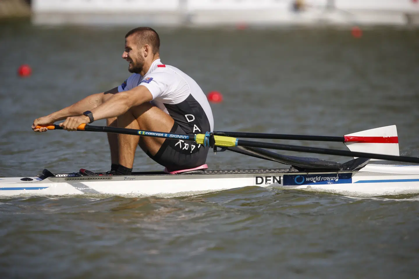 Sverri Nielsen fik for to år siden VM-sølv i singlesculler. (Arkivfoto) Darko Vojinovic/Ritzau Scanpix