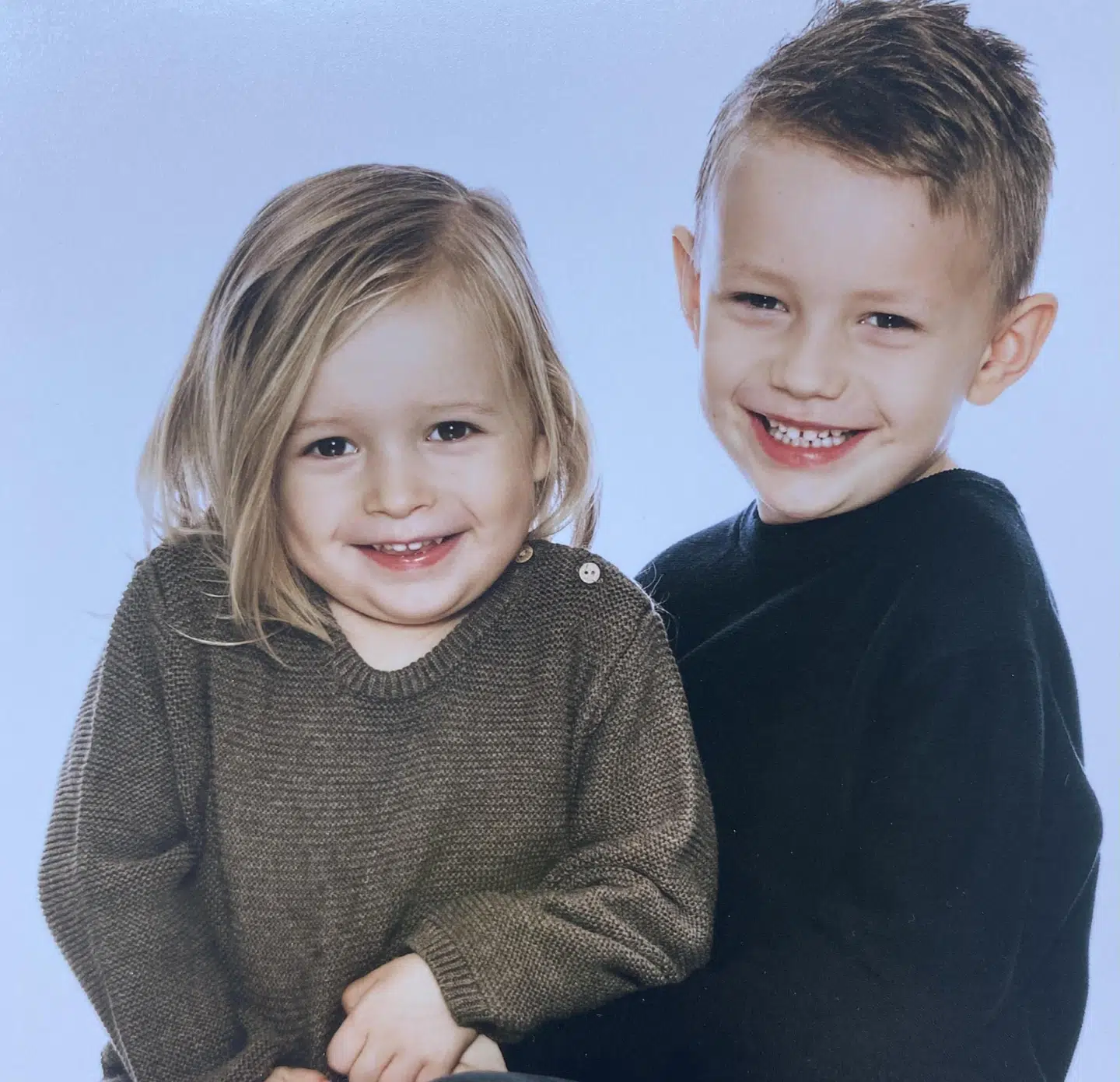 At blive selvstændig har også været gavnligt for familielivet. Her Lisbeth Østergaards to sønner Carlo og Viggo.
