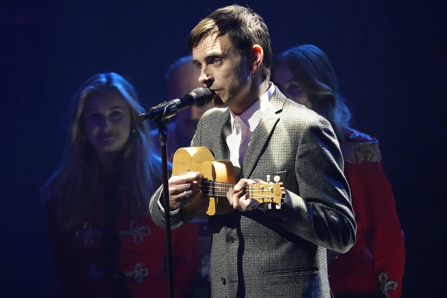 Simon Kvamm har tidligere langet ud efter Martin Jensen, som har kritiseret ukulelen. Dj-dommeren blev i den grad eksponeret for sit hade-instrument under årets X Factor-finale, som blev gæstet af netop Simon Kvamm. Martin Sylvest/Ritzau Scanpix