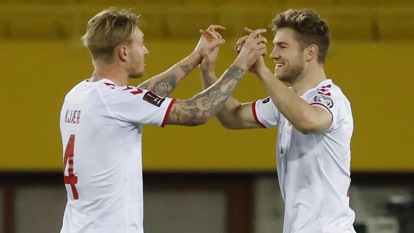 Simon Kjær og Joachim Andersen.