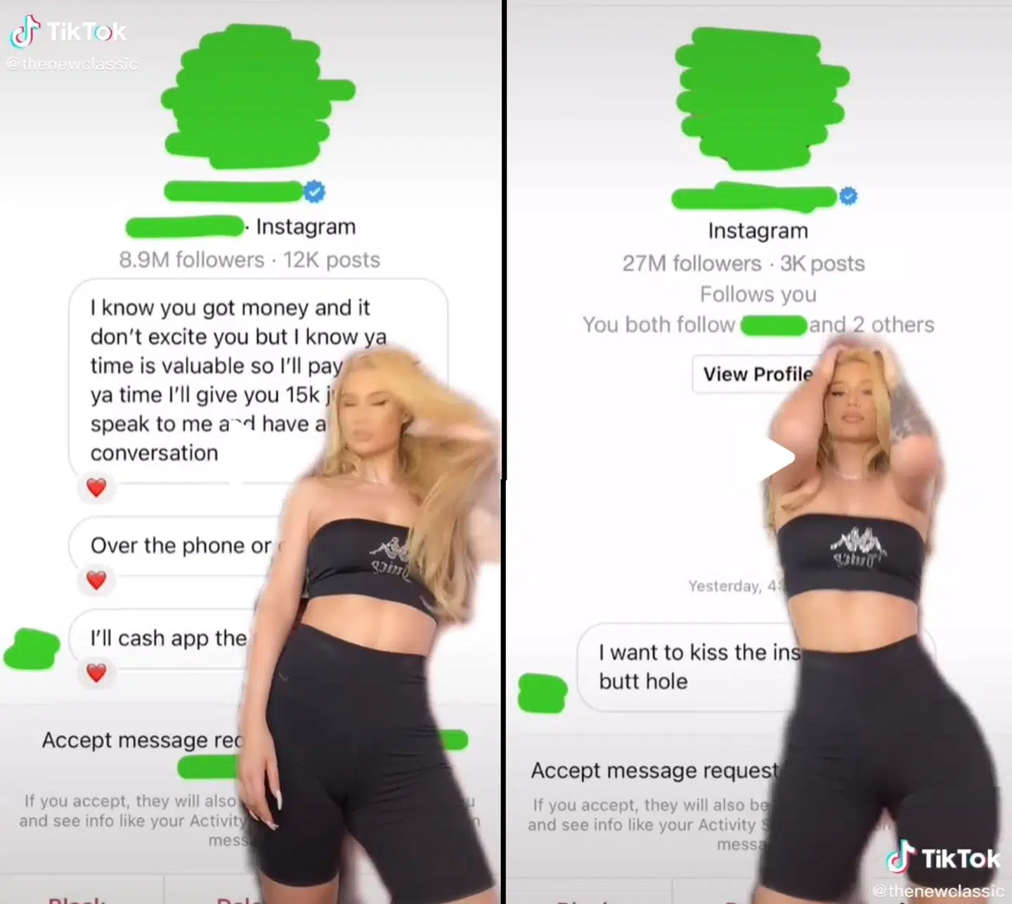 Screenshots fra Iggy Azaleas video.