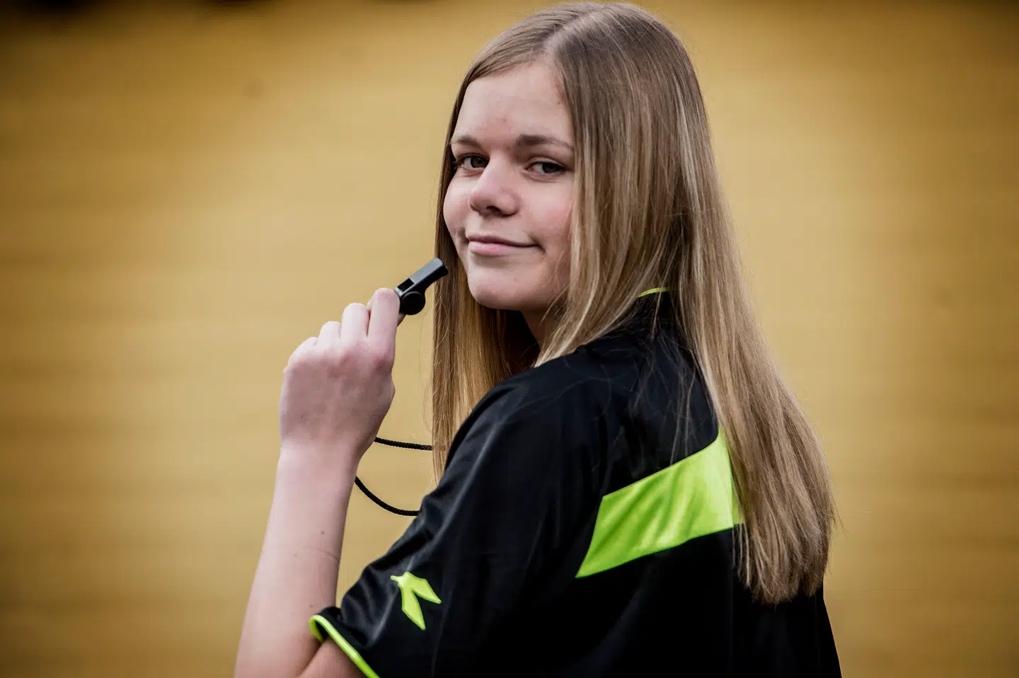 (ARKIV) Julie Alsbro, kvindelig fodbolddommer fotograferet den 26. marts 2018. . (Foto: Hans Chr. Gabelgaard/Ritzau Scanpix)