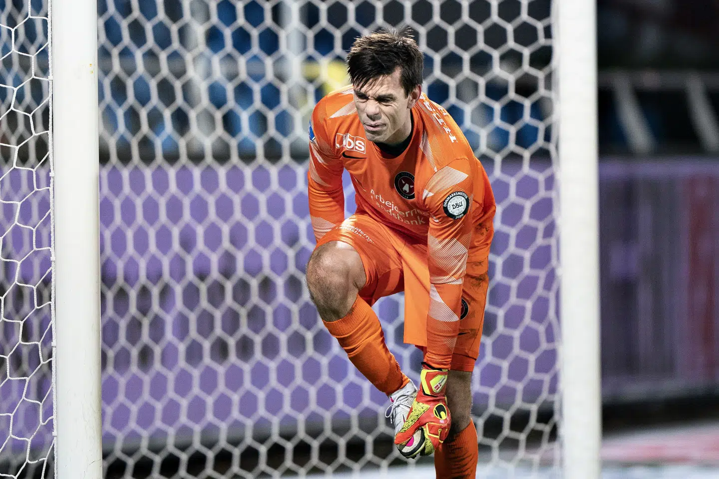 Jesper Hansen har i denne sæson måttet se pladsen som førstemålmand overgå til Jonas Lössl. Henning Bagger/Ritzau Scanpix