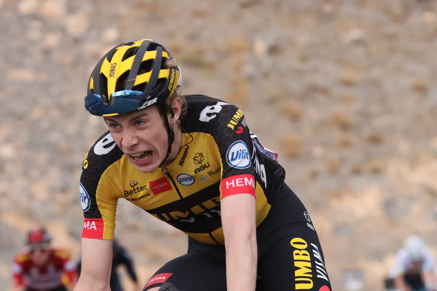 Jonas Vingegaard rykkede op på tredjepladsen i klassementet på 4. etape. (Arkivfoto) Giuseppe Cacace/Ritzau Scanpix