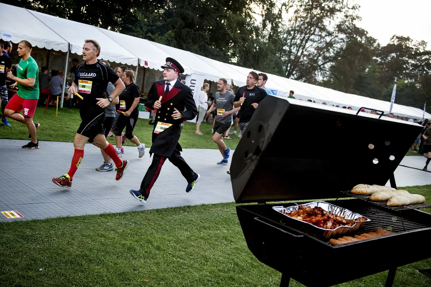 Hvert år løber over 200.000 personer med, når DHL Stafetten afholdes i København, Aarhus, Odense, Aalborg og Aabenraa. (Arkivfoto) Liselotte Sabroe/Ritzau Scanpix