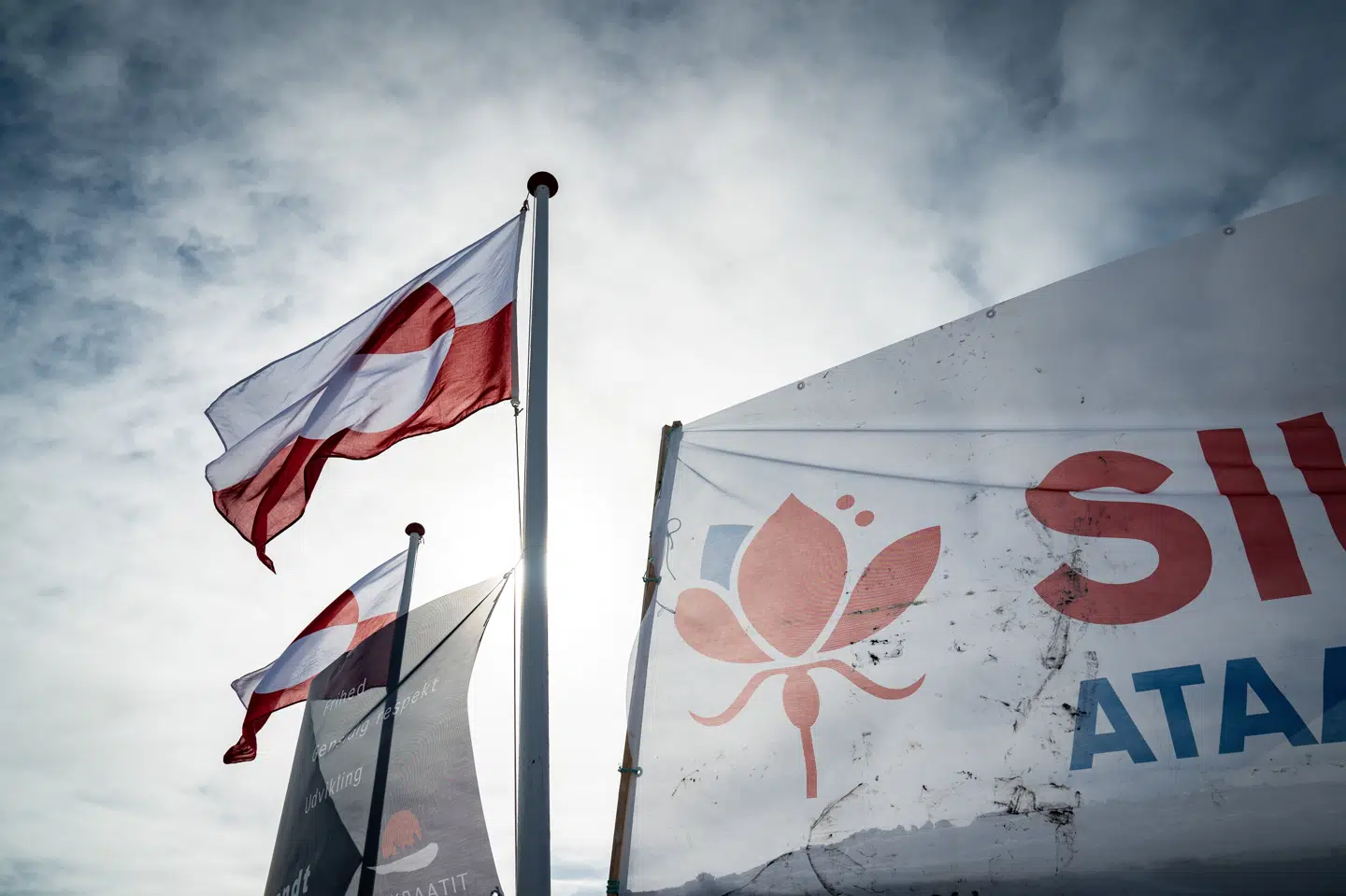 Grønlændere stemmer til valget i Inussivik-hallen i Nuuk tirsdag 6. april 2021. (Foto: Emil Helms/Ritzau Scanpix) Emil Helms/Ritzau Scanpix