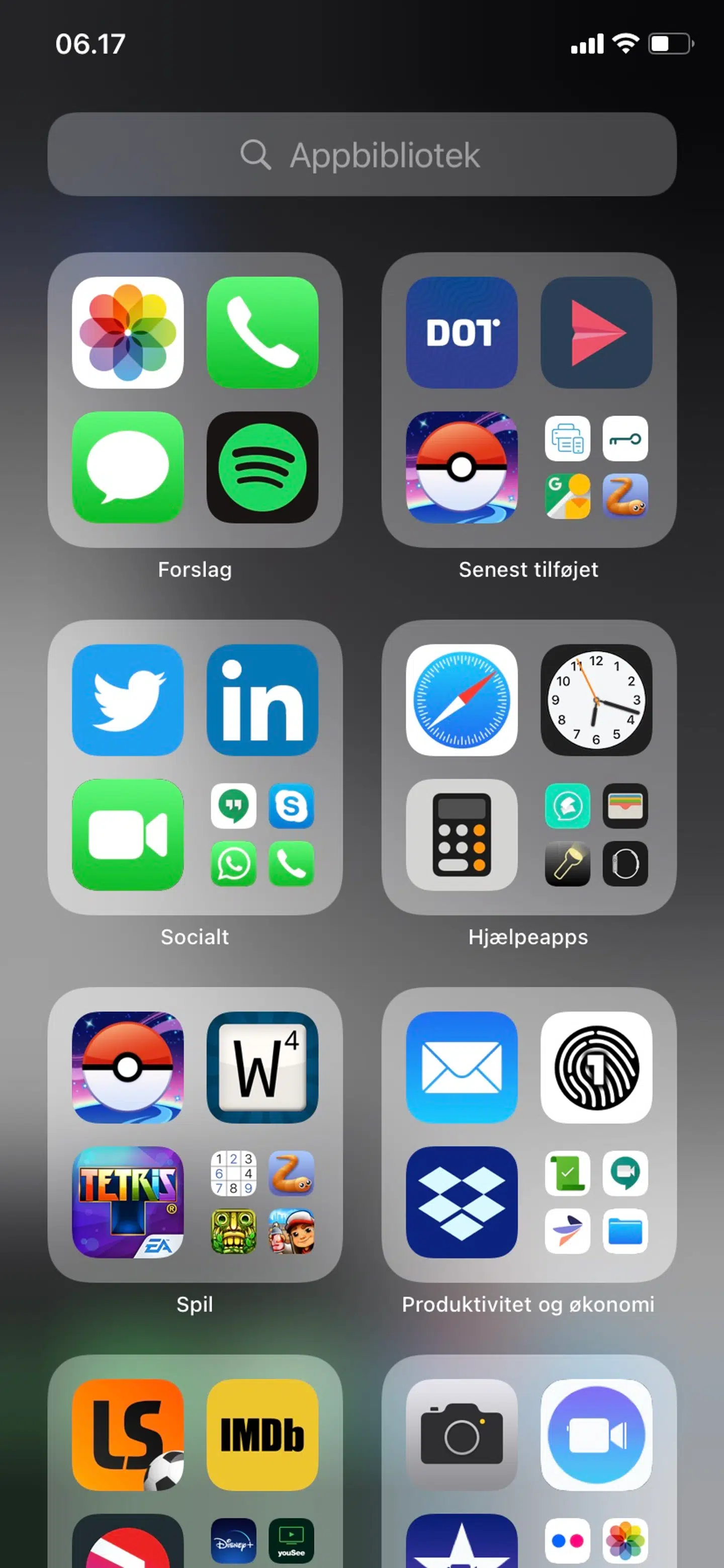Det nye appbibliotek sorterer automatisk de mange apps, der kan være på en iPhone. Men det udstiller også, hvor mange apps, der er på telefonen.
