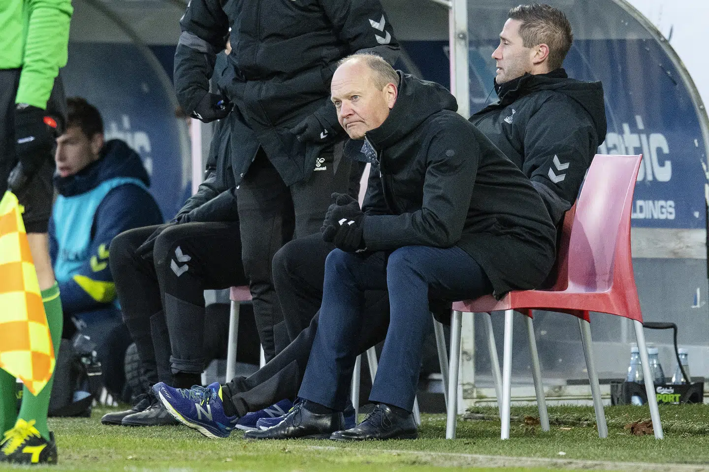 Niels Frederiksen måtte mandag igen se sit hold tabe til FC Midtjylland. Bo Amstrup/Ritzau Scanpix