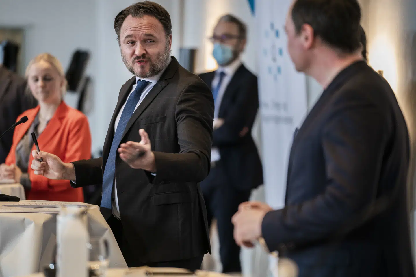 I begyndelsen af februar præsenterede klimaminister Dan Jørgensen (S) en aftale om ejerskab og konstruktion af energiøen i Nordsøen, som regeringen har indgået med et bredt flertal i Folketinget. (Arkivfoto) Martin Sylvest/Ritzau Scanpix