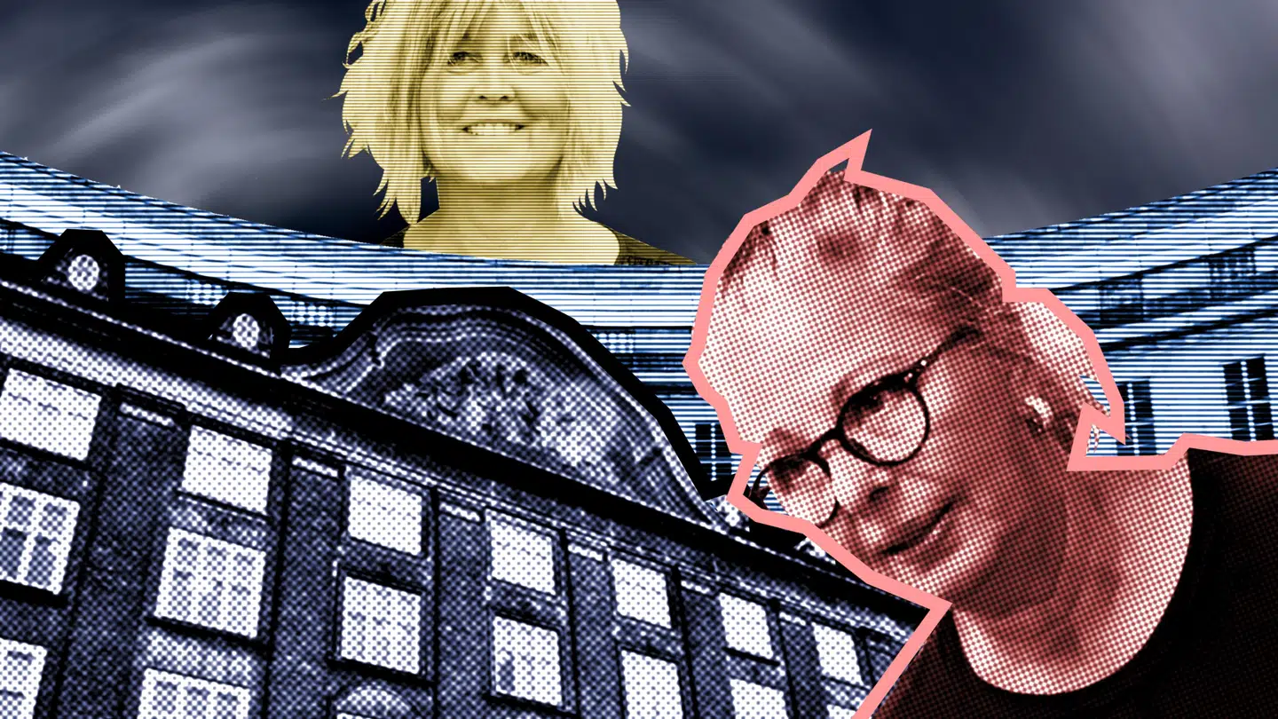 Bettina Jensen (øverst til venstre) og Mariann Færø er nu begge tiltalt for bestikkelse.