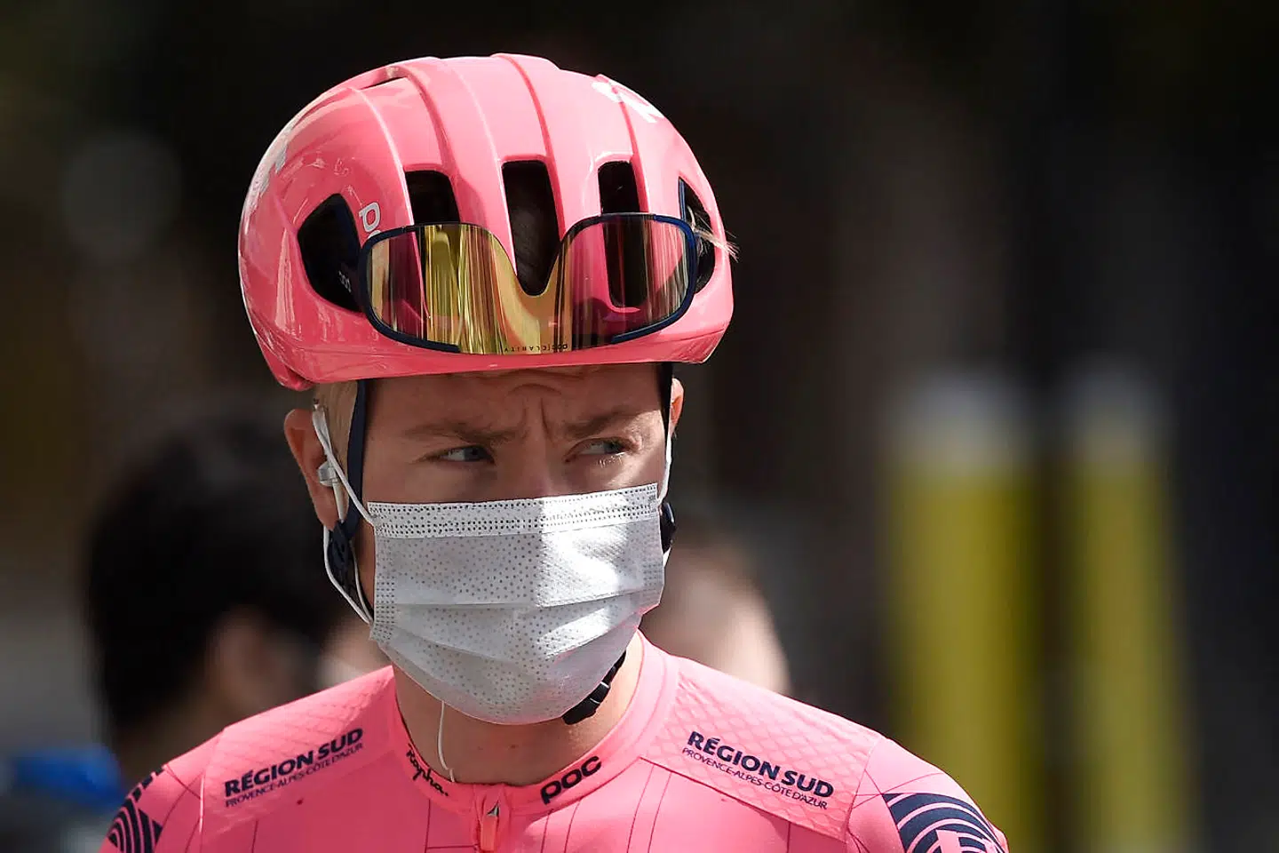 Michael Valgren havde ikke sin bedste dag til Flandern Rundt.