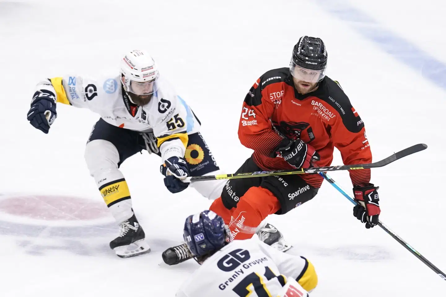 Efter at Aalborg var bedst i første semifinale i tirsdags, tog Esbjerg revanche fredag aften. (arkiv) Henning Bagger/Ritzau Scanpix