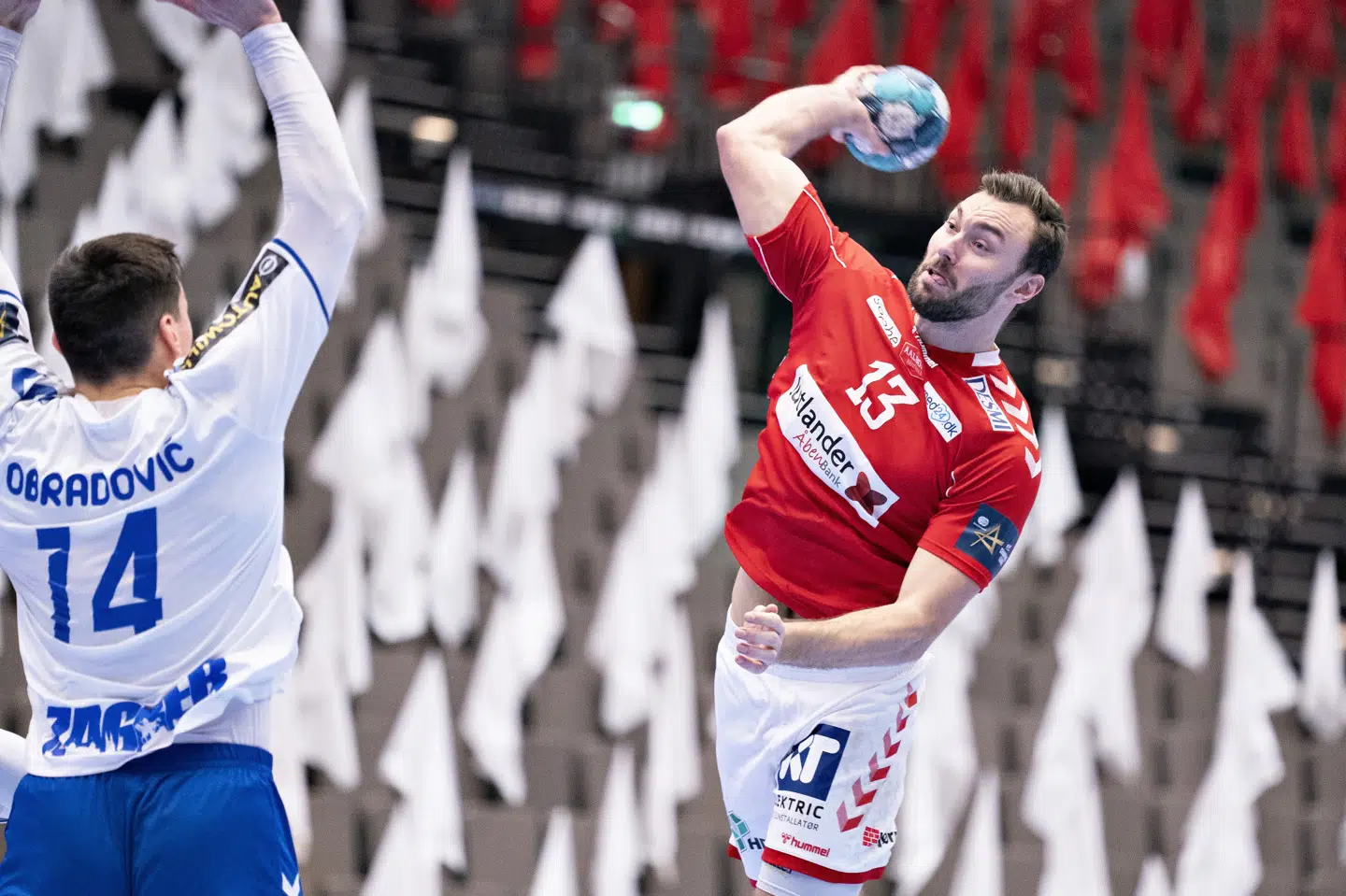 Nikolaj Læsø og Aalborg skal vinde klart over Porto i returkampen for at komme videre i Champions League. (arkiv) Henning Bagger/Ritzau Scanpix