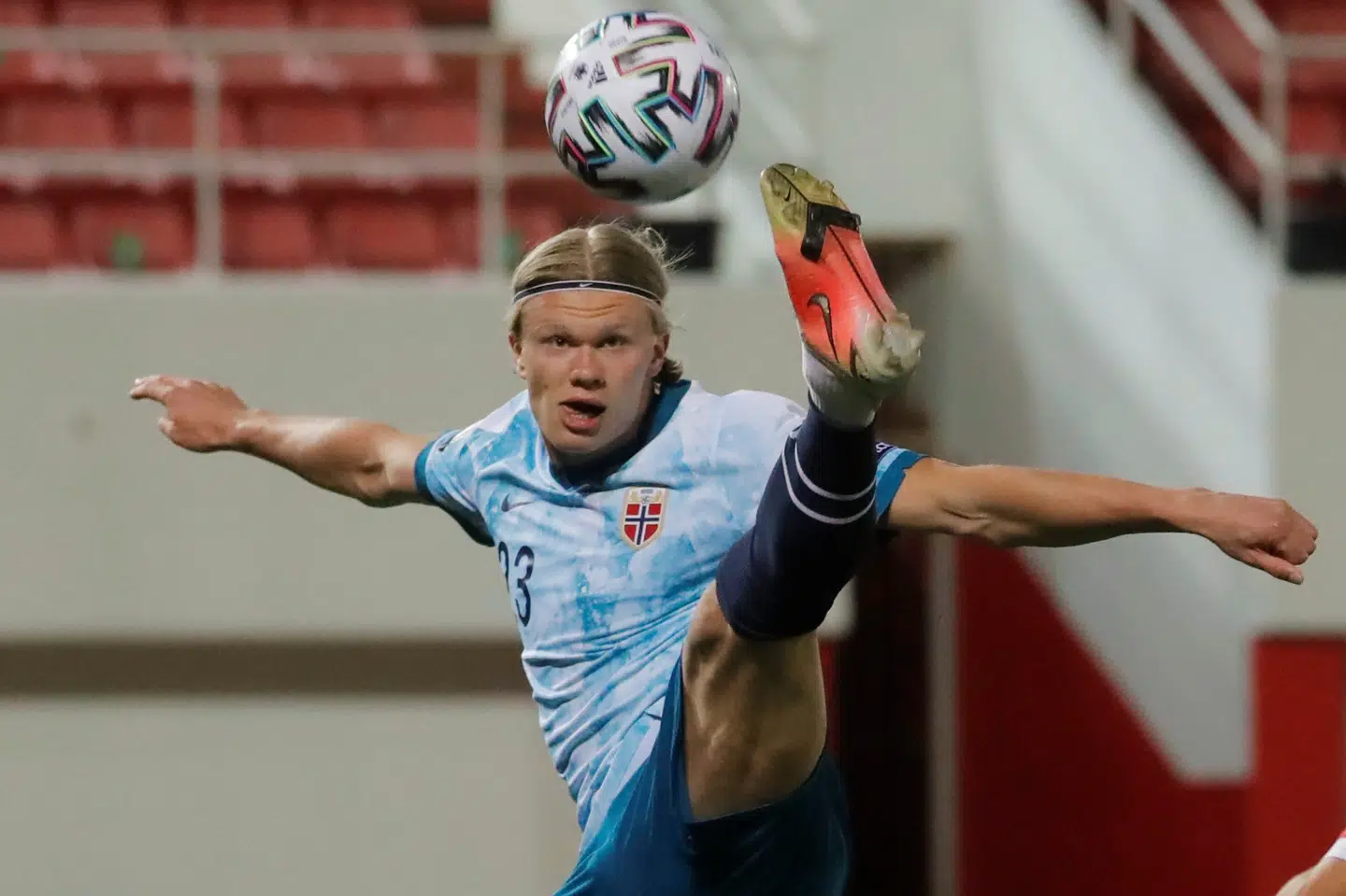 Erling Haaland har netop været samlet med det norske landshold. Jon Nazca/Reuters