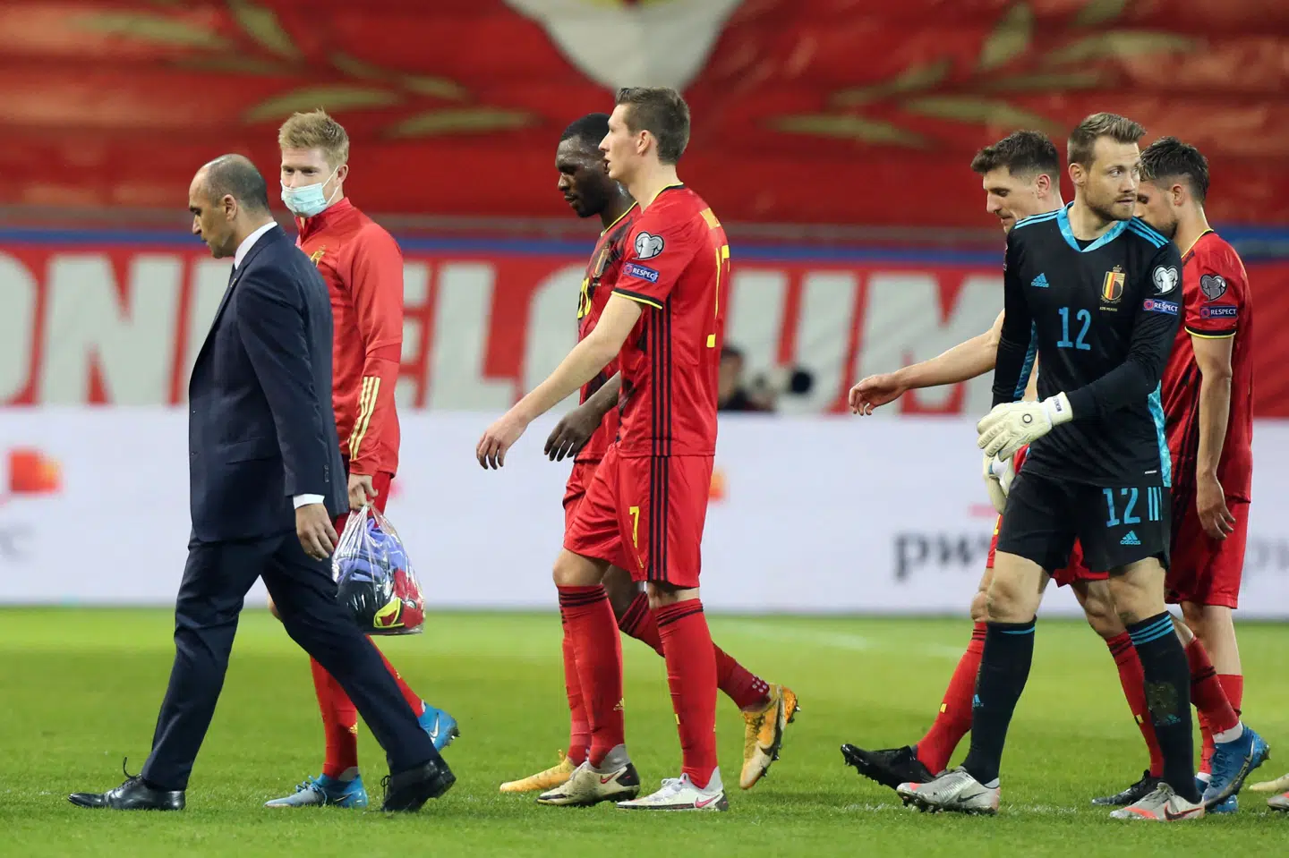 Roberto Martínez har mange kvalificerede spillere at vælge imellem. Tirsdag besejrede et reservespækket belgisk landshold Hviderusland med 8-0. François Walschaerts/Ritzau Scanpix