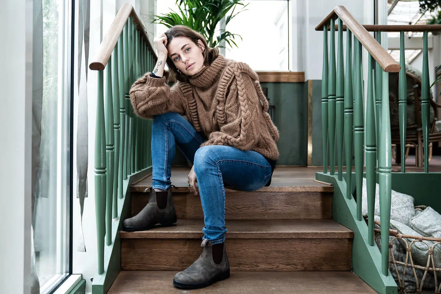 tv-vært Sarah Grünewald.