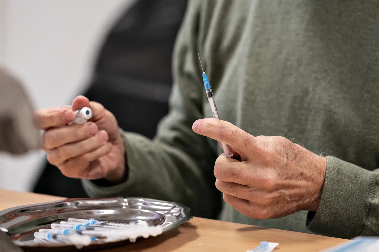 12,5 procent af befolkning har påbegyndt processen med at blive vaccineret mod covid-19. (Arkivfoto) Henning Bagger/Ritzau Scanpix