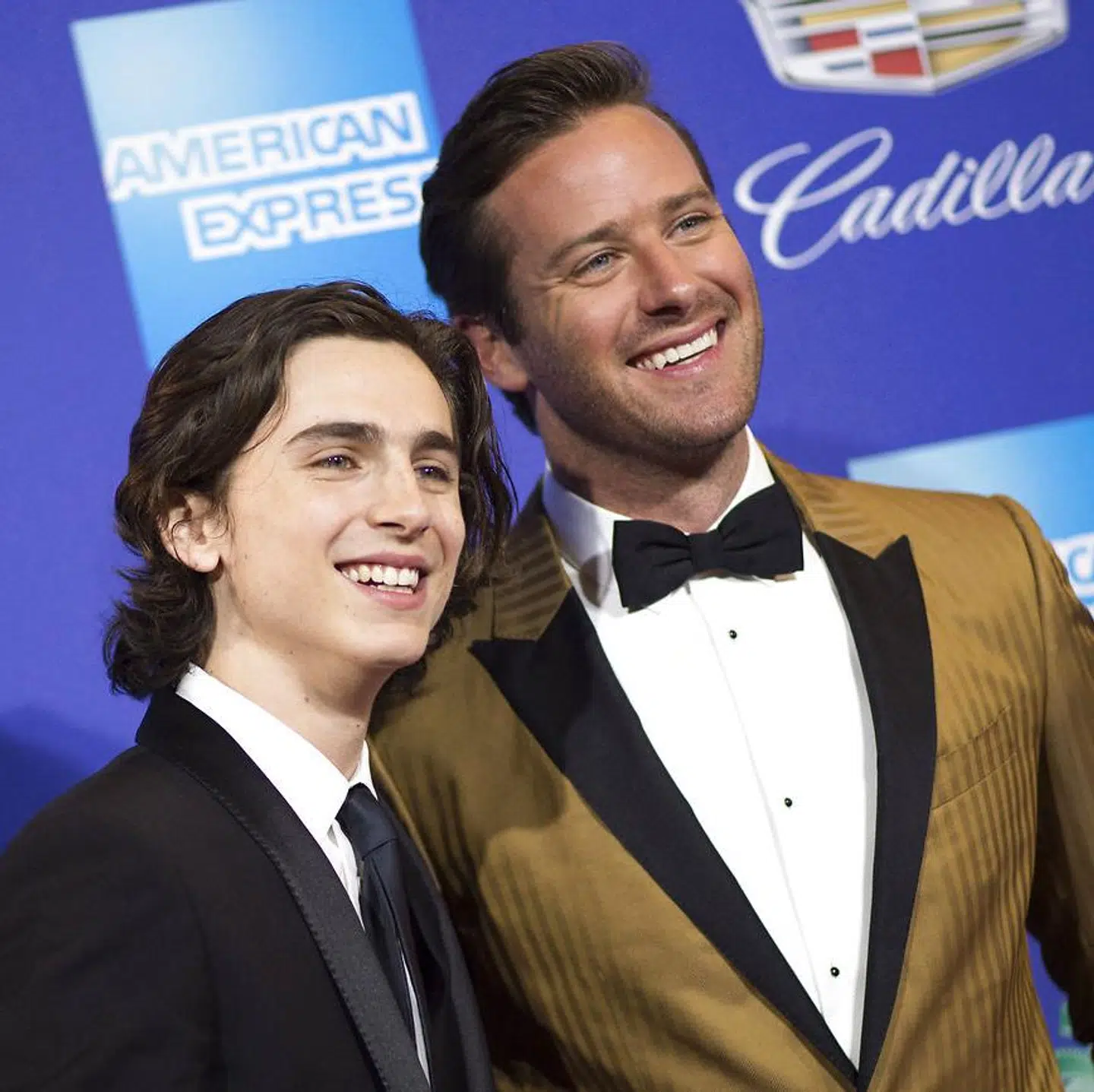 Timothée Chalamet og Armie Hammer her fotograferet til premiere på 'Call Me by Your Name'.