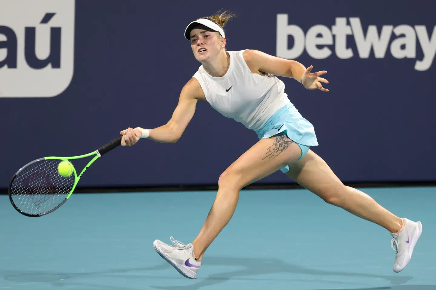 Elina Svitolina kan ikke se meningen i at blive vaccineret, sagde den ukrainske topspillere tidligere på ugen. Geoff Burke/Ritzau Scanpix