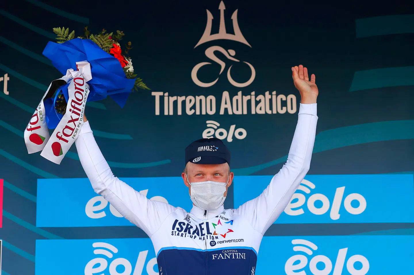 Mads Würtz Schmidt vandt for to uger siden 6. etape af det italienske cykelløb Tirreno-Adriatico. Luca Bettini/Ritzau Scanpix