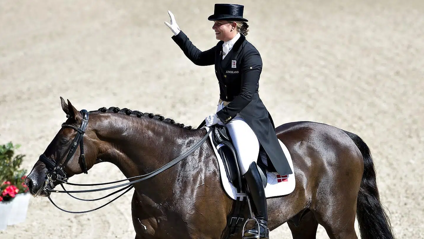 Anna Kasprzak og hesten Donnperignon.