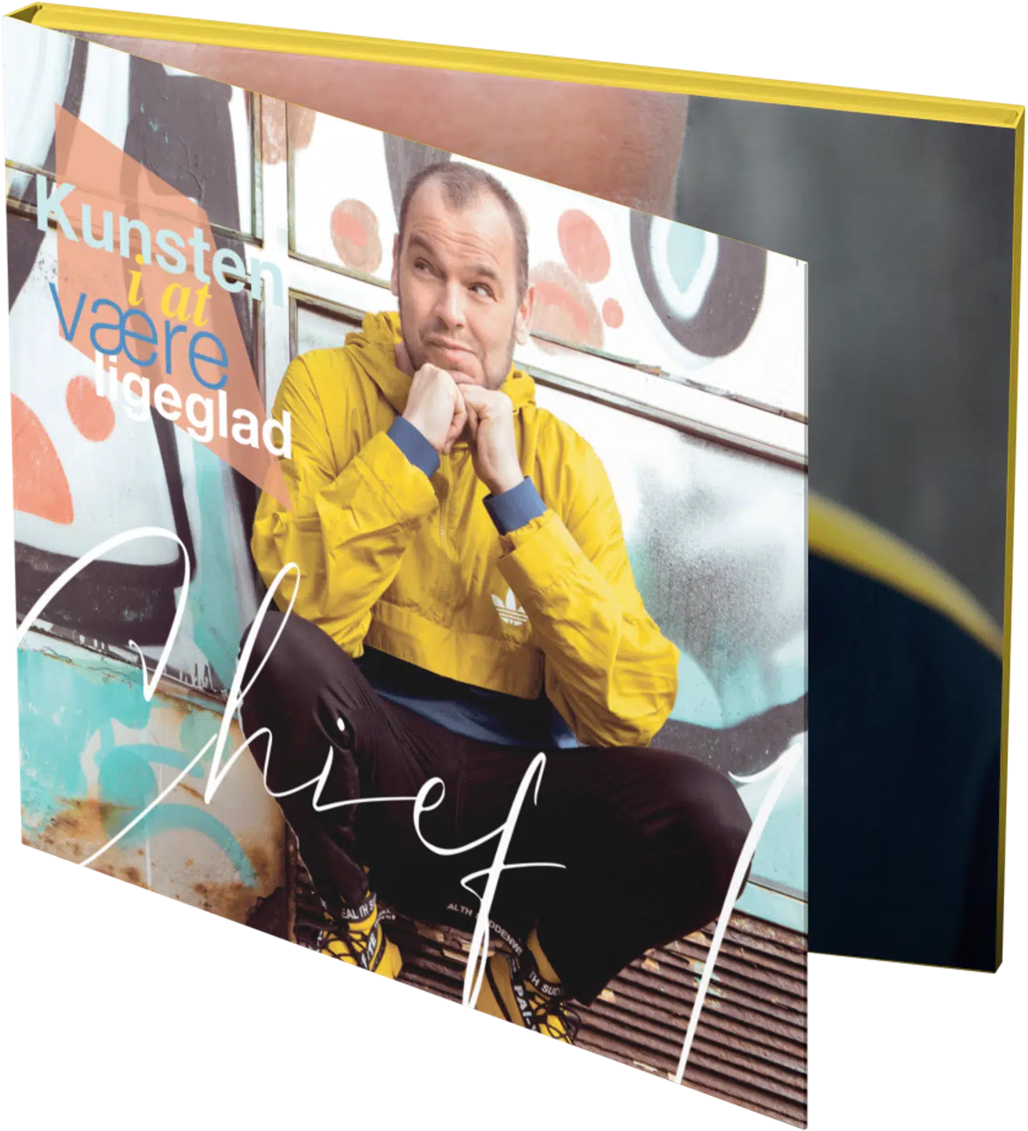 Omslaget til Chief 1's nye album 'Kunsten i at være ligeglad'